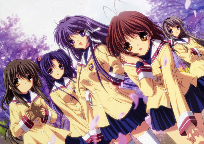 Обои картинки фото аниме, clannad, кланнад