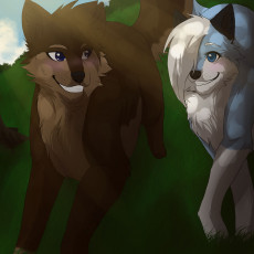 Картинка рисованные животные +собаки собаки