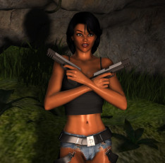 обоя 3д графика, люди , people, взгляд, девушка