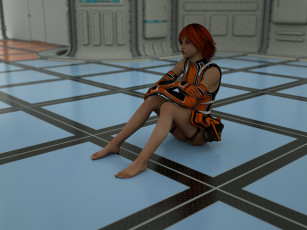 Картинка 3д+графика люди+ people взгляд девушка