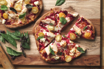 Картинка еда пицца начинка