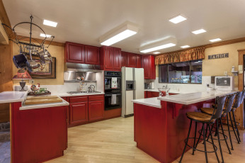 Картинка интерьер кухня мебель