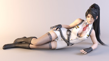 Картинка 3д+графика аниме+ anime взгляд девушка