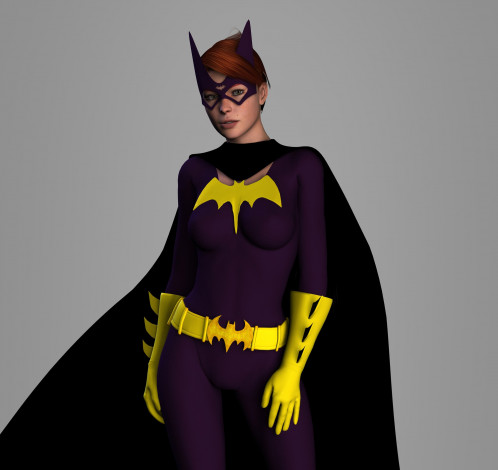 Обои картинки фото 3д графика, фантазия , fantasy, супермен, взгляд, девушка