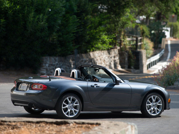 Обои картинки фото автомобили, mazda, темный, nc3, miata, mx-5