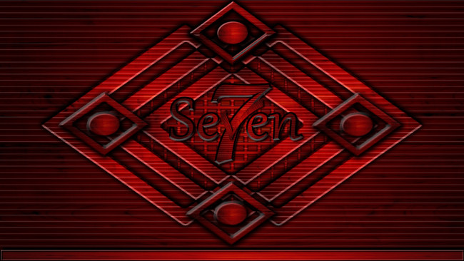 Обои картинки фото компьютеры, windows 7 , vienna, темный, красный