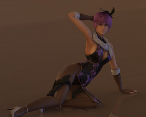 Картинка 3д+графика аниме+ anime девушка взгляд фон