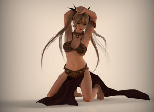 Картинка 3д+графика аниме+ anime девушка взгляд фон