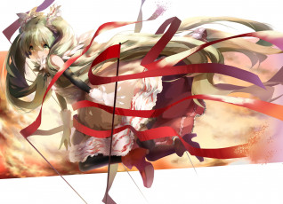 Картинка аниме vocaloid арт saihate hatsune miku девушка