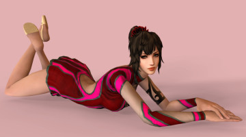 Картинка 3д+графика люди+ people девушка взгляд фон