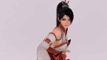 Картинка 3д+графика аниме+ anime девушка взгляд фон