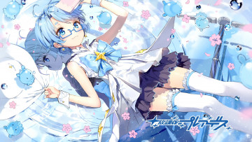 обоя houkago no pleiades, аниме, unknown,  другое, лежит, девочка, арт, anmi, aoi, houkago, no, pleiades