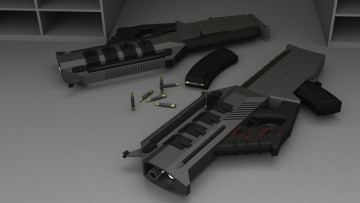 Картинка оружие 3d фон автоматы