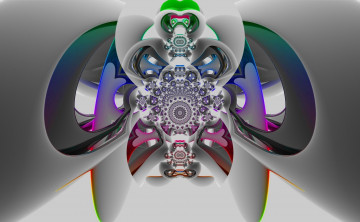 Картинка 3д+графика фракталы+ fractal узор фон цвета