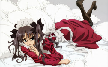 Картинка аниме fate stay+night tohsaka rin арт девушка рин