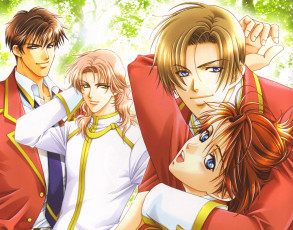 Картинка аниме gakuen+heaven сёнен-ай райская школа парни