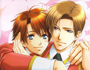 Картинка аниме gakuen+heaven сёнен-ай райская школа парни