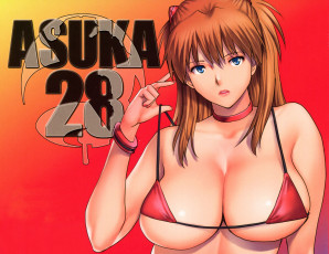 Картинка аниме evangelion девушка