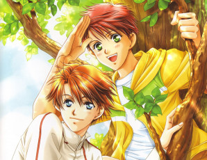 Картинка аниме gakuen+heaven сёнен-ай райская школа парни