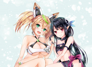 Картинка аниме phantasy+star+online девушки