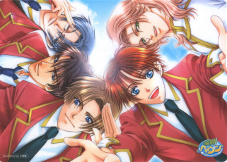 Картинка аниме gakuen+heaven сёнен-ай парни райская школа