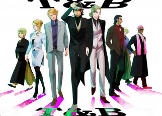 Картинка аниме tiger+and+bunny герои