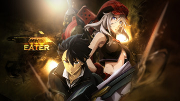 Картинка аниме god+eater двое