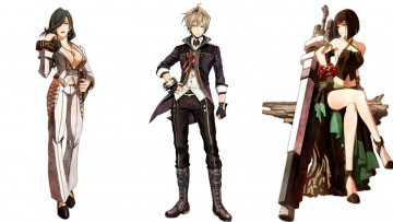 Картинка аниме god+eater парень девушки