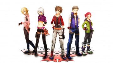 Картинка аниме god+eater персонажи