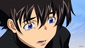 Картинка аниме mirai+nikki парень