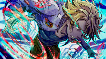 Картинка аниме tiger+and+bunny парень