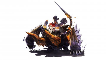 Картинка аниме god+eater монстр девушка