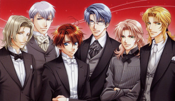 обоя аниме, gakuen heaven, сёнен-ай, райская, школа, парни