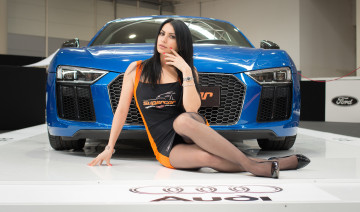 Картинка автомобили -авто+с+девушками девица авто платье трусики тень