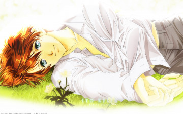 Картинка gakuen+heaven аниме фон взгляд парень