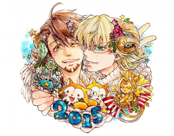 Обои картинки фото аниме, tiger and bunny, парни