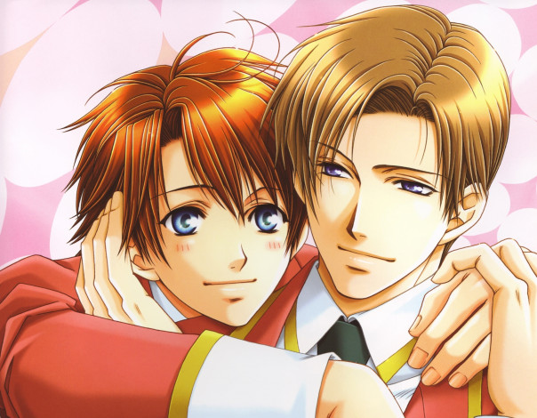 Обои картинки фото аниме, gakuen heaven, сёнен-ай, райская, школа, парни