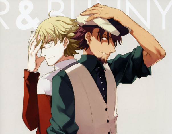 Обои картинки фото аниме, tiger and bunny, парни