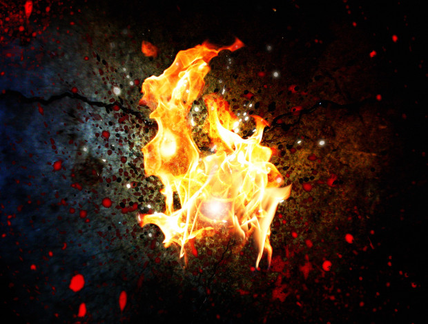 Обои картинки фото природа, огонь, фон