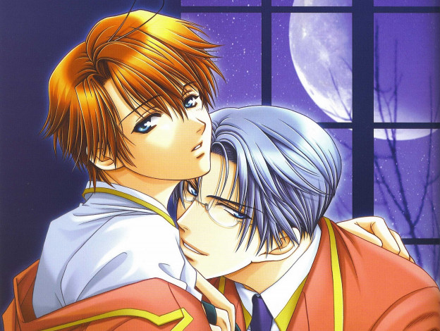 Обои картинки фото аниме, gakuen heaven, райская, школа, сёнен-ай, парни