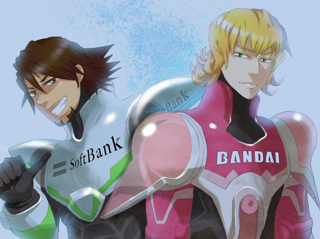 Обои картинки фото аниме, tiger and bunny, парни