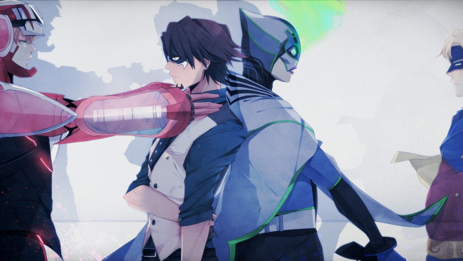 Обои картинки фото аниме, tiger and bunny, герои