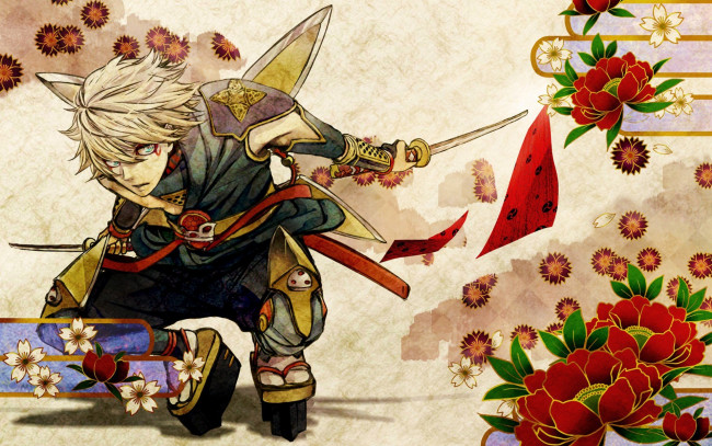 Обои картинки фото аниме, tiger and bunny, парень