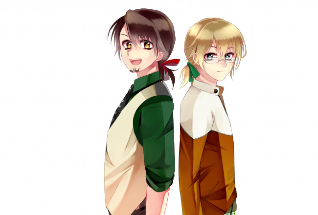 Обои картинки фото аниме, tiger and bunny, парни