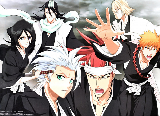 Обои картинки фото аниме, bleach, блич