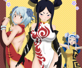 Картинка аниме fairy+tail девушки