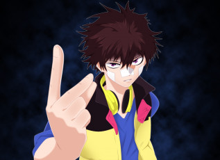 Картинка аниме hamatora парень