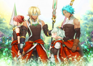 Картинка аниме fate stay+night парни