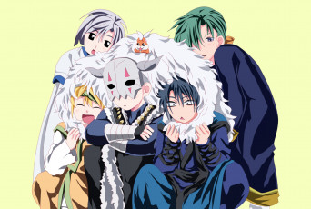 Картинка аниме akatsuki+no+yona парни