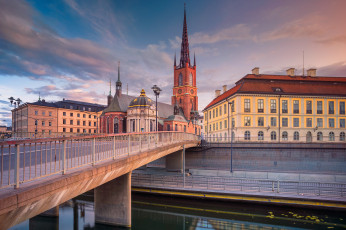 Картинка stockholm города стокгольм+ швеция панорама